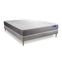 Voir la diapositive 2 : ACTISOM Ensemble matelas ACTIFLEX DREAM Ressorts ensachés et mémoire de forme 200x200 cm 5zones de confort + sommier KIT gris