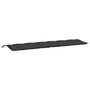 Voir la diapositive 4 : VIDAXL Coussins de banc jardin lot de 2 noir 200x50x7 cm tissu Oxford