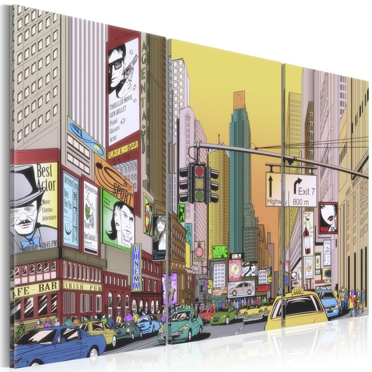 Paris Prix Tableau Imprimé  Cartoon City