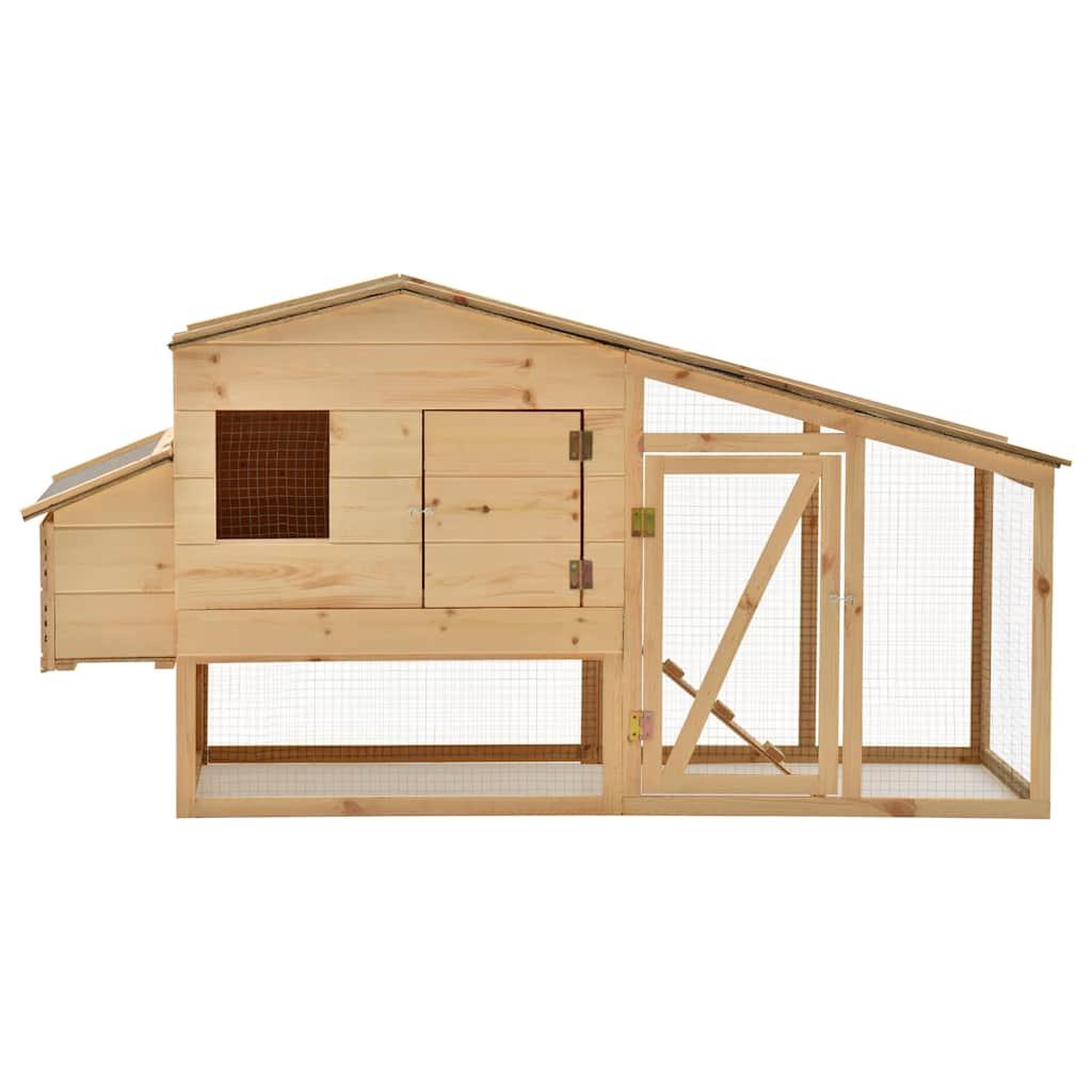 Voir la diapositive 3 : VIDAXL Poulailler Bois de pin massif 178x67x92 cm