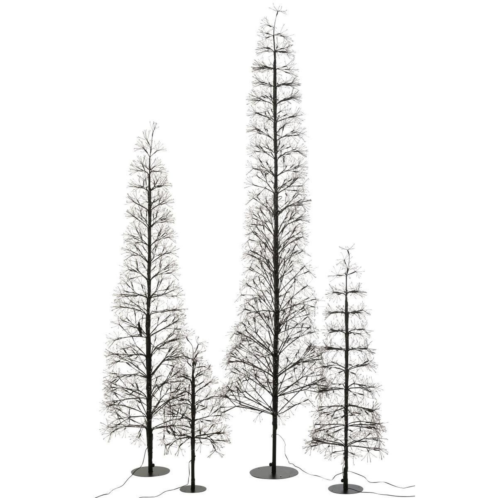 Voir la diapositive 6 : J-LINE Sapin à led en métal  grady  120cm multicolore