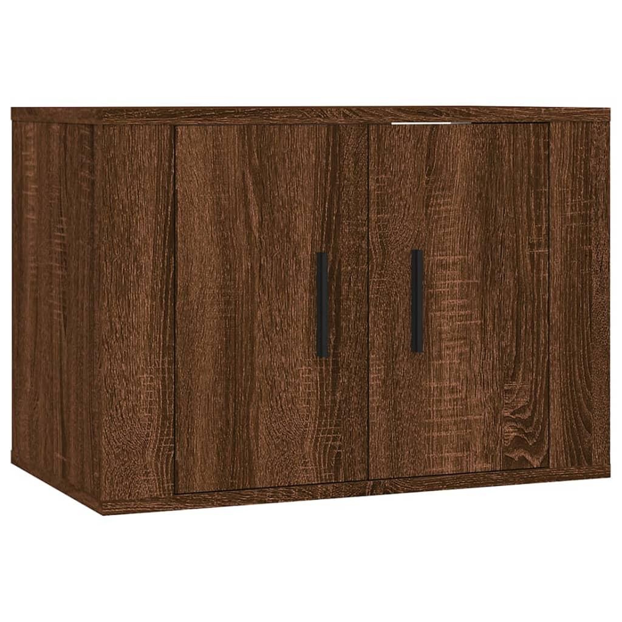 Voir la diapositive 4 : VIDAXL Meubles TV muraux 3 pcs chene marron 57x34,5x40 cm
