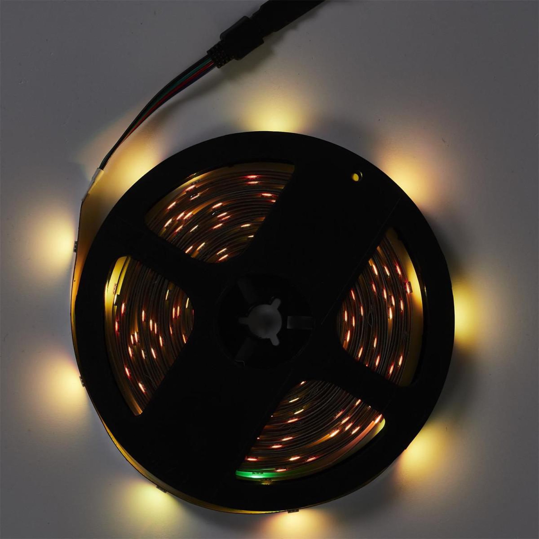 Voir la diapositive 6 : The Home Deco Factory Ruban à led  16 couleurs  10m blanc