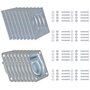 Voir la diapositive 2 : VIDAXL Anneau d'arrimage pour remorque 8 pcs Acier galvanise 2000 kg