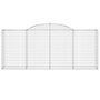 Voir la diapositive 4 : VIDAXL Paniers a gabions arques 8 pcs 300x50x120/140 cm fer galvanise