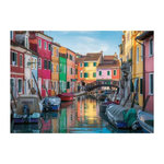 RAVENSBURGER Puzzle 1000 pièces Burano Italie – Paysage coloré – Adultes dès 14 ans – Ravensburger