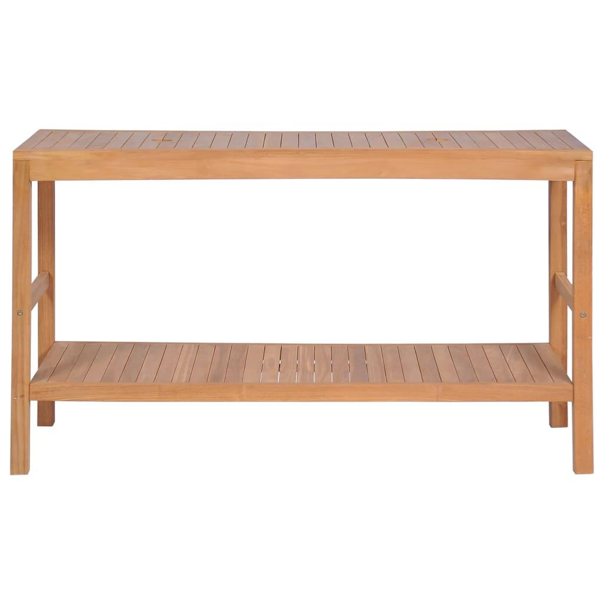 Voir la diapositive 5 : VIDAXL Meuble-lavabo de salle de bains Teck massif 132x45x75cm