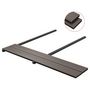 Voir la diapositive 3 : VIDAXL Panneaux de terrasse creux WPC 10 m^2 4 m Marron fonce