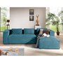 Voir la diapositive 2 : LISA DESIGN Stella - canapé d'angle - en velours côtelé - 4 places -style contemporain - droit