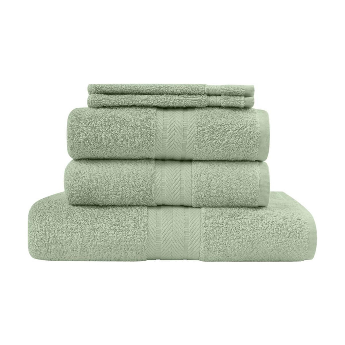 Sensei Maison Ensemble de bain 5 pièces (1 drap de bain + 2 serviettes de toilette + 2 gants) LUXURY