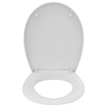 Porcher Abattant universel ULYSSE blanc - charnière inox