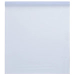 VIDAXL Film de fenetre statique depoli blanc transparent 90x2000cm PVC