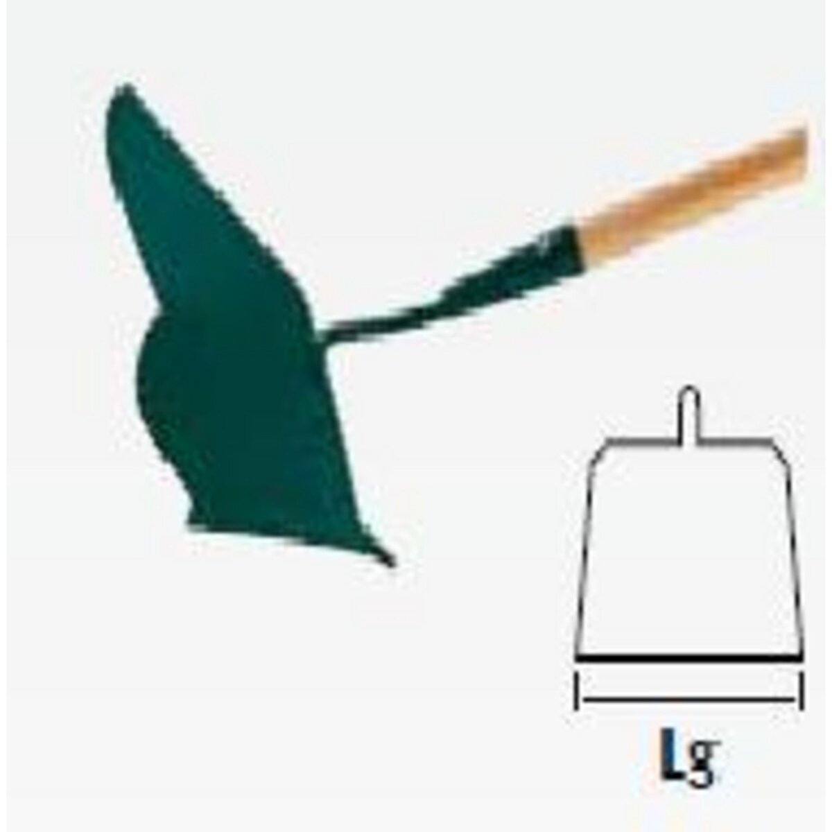 Leborgne Butteur rayonneur - manche bois certifié PEFC 100%