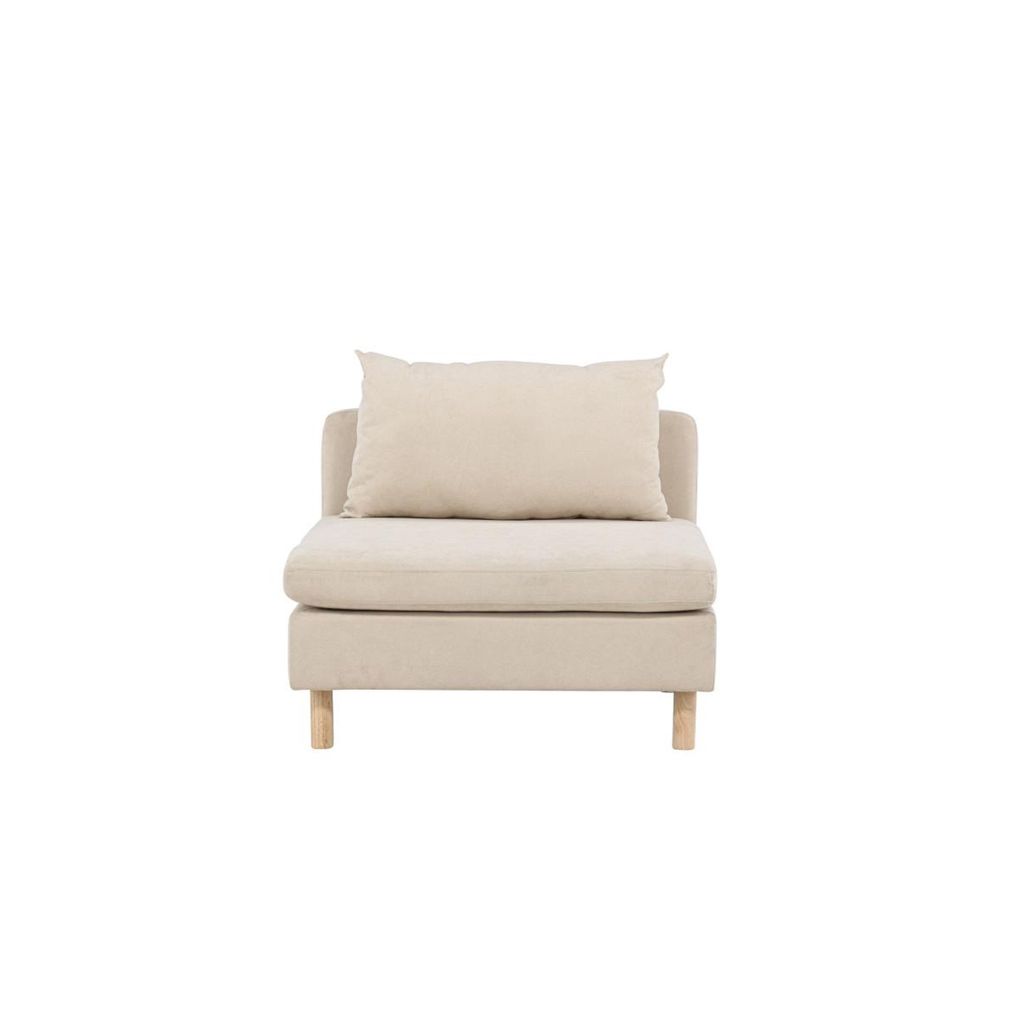 Voir la diapositive 2 : Paris Prix Module de canapé  zero  102cm beige