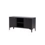 Voir la diapositive 3 : Paris Prix Meuble TV 2 Portes  Piring  120cm Noir