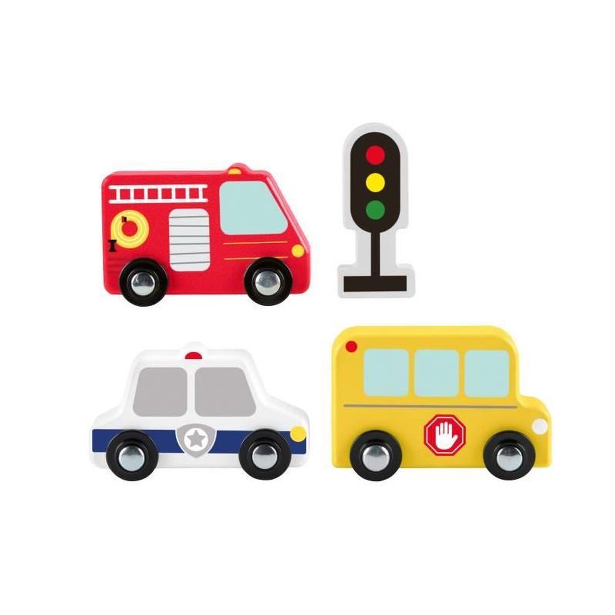 Voir la diapositive 2 : FISHER PRICE FISHER-PRICE Asst véhicules a pousse pack 5 - JCY32