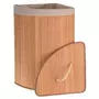  Bathroom Solutions Panier a linge d'angle Bambou