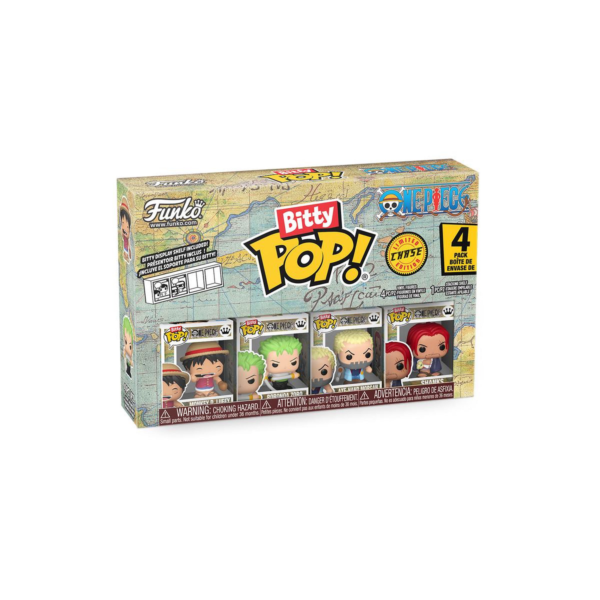 Voir la diapositive 3 : Funko Figurine Funko Bitty Pop 4 pk One Piece 12 pièces in PDQ Modèle aléatoire