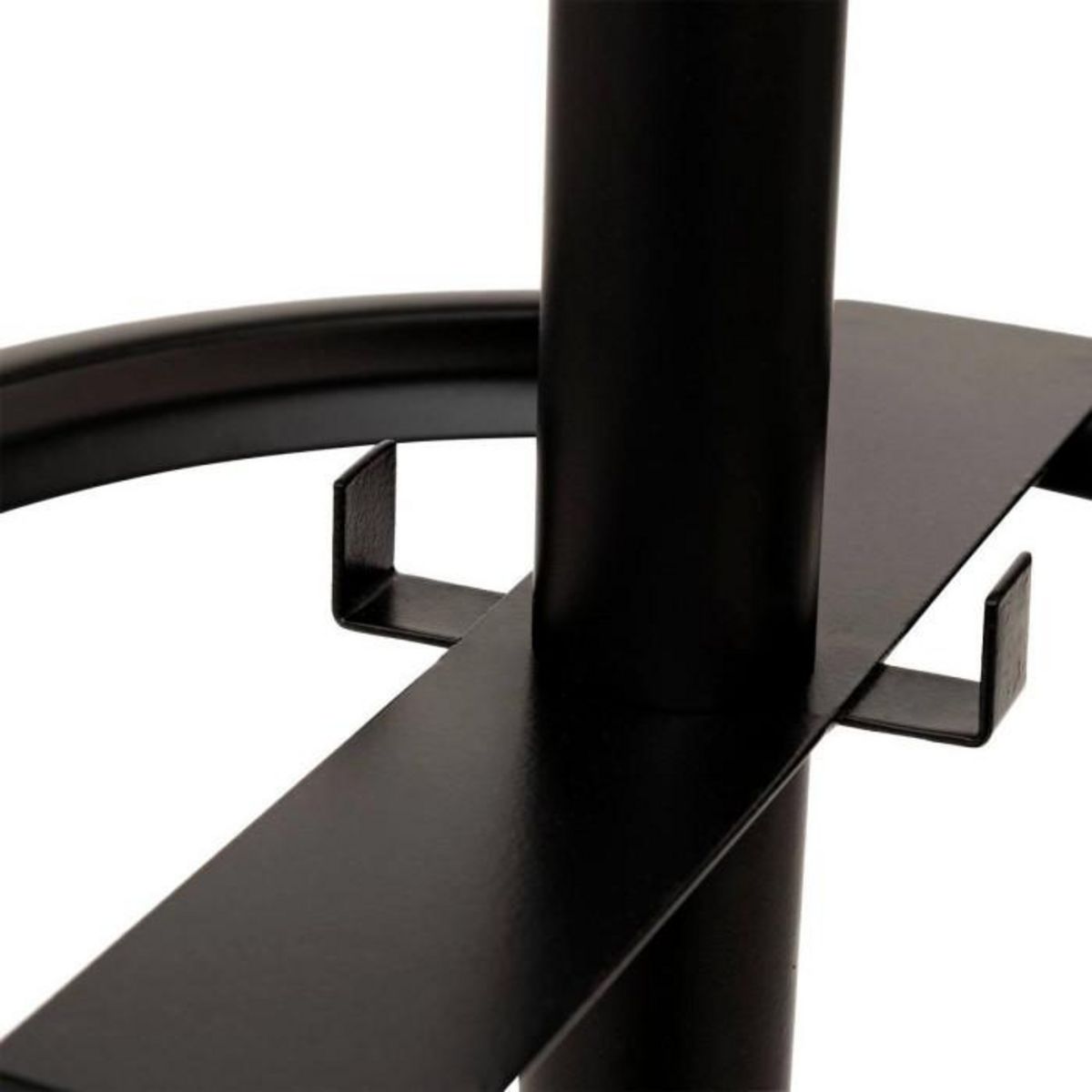 FIVE Porte-Manteaux 8 Tiges en Métal  Hélix  175cm Noir