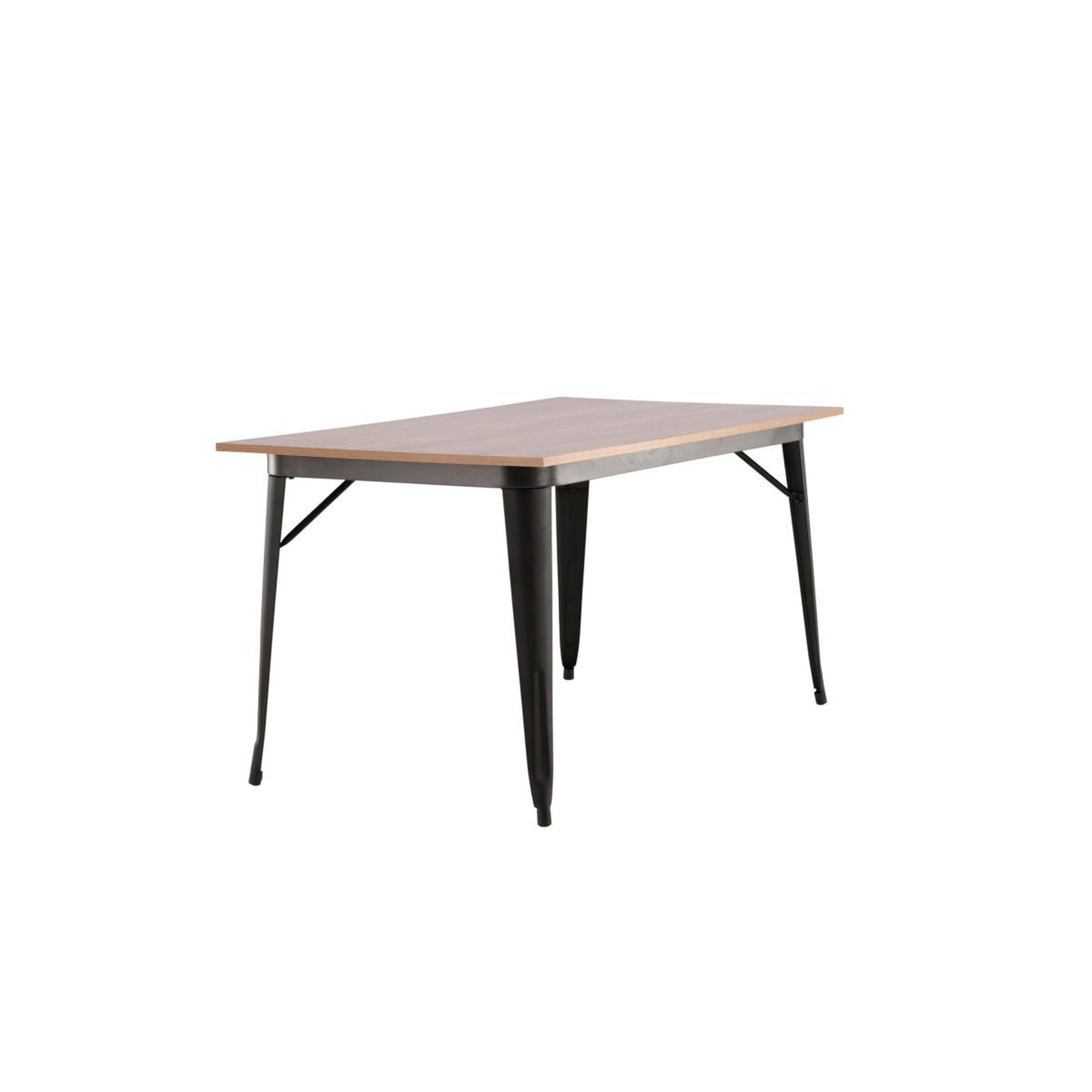 Voir la diapositive 3 : Paris Prix Table à manger design  tempe  140cm noyer
