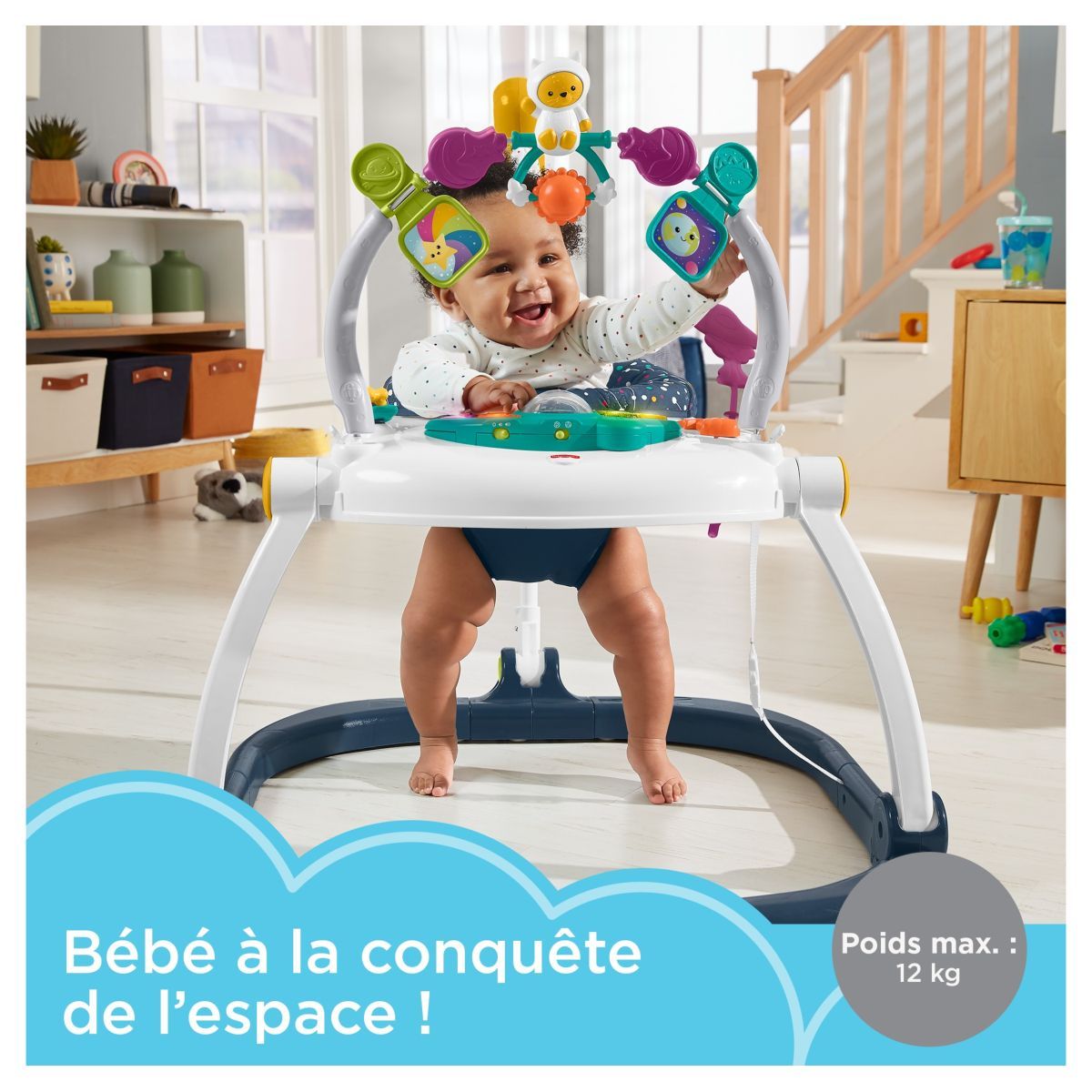 Fisher price Jumperoo de l'espace compact