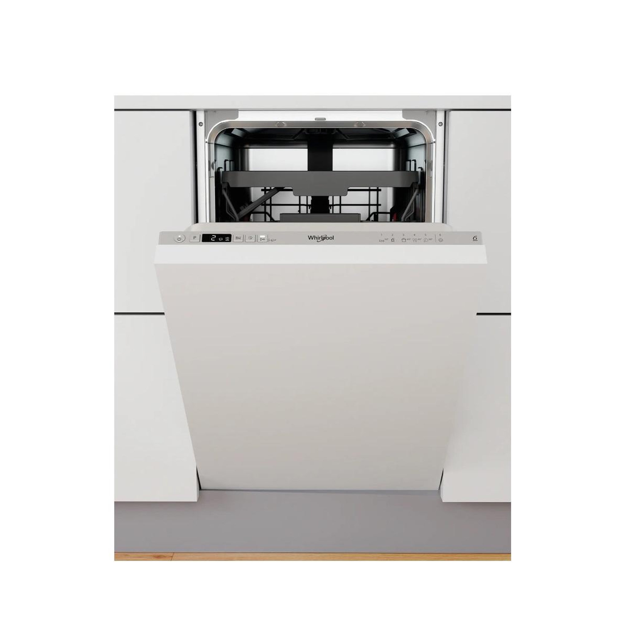 Whirlpool Lave-vaisselle 45cm 10 couverts 47db tout intégrable - wsic3m27c