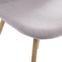 Voir la diapositive 3 : ATMOSPHERA Chaise scandinave Taho - Gris clair