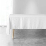 Paris Prix Nappe Imprimée Jacquard  Étoiles  140x300cm Blanc