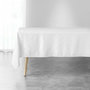 Voir la diapositive 1 : Paris Prix Nappe Imprimée Jacquard  Étoiles  140x300cm Blanc