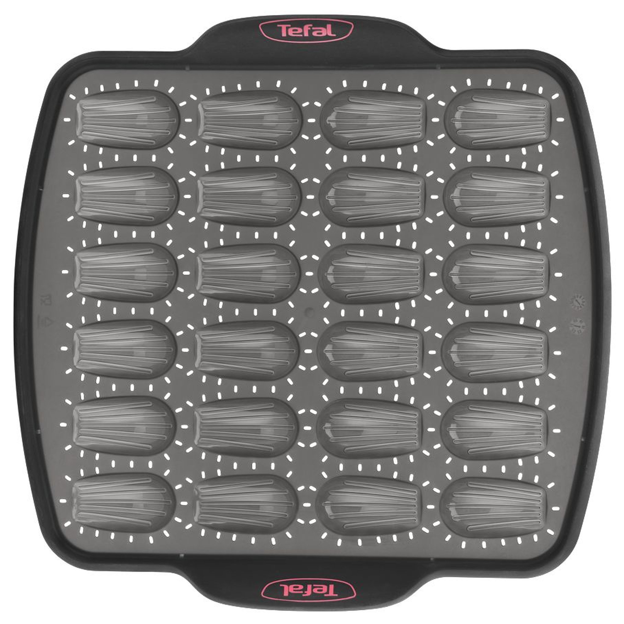 Voir la diapositive 2 : TEFAL Moule 24 mini madeleines CRISPYBAKE silicone
