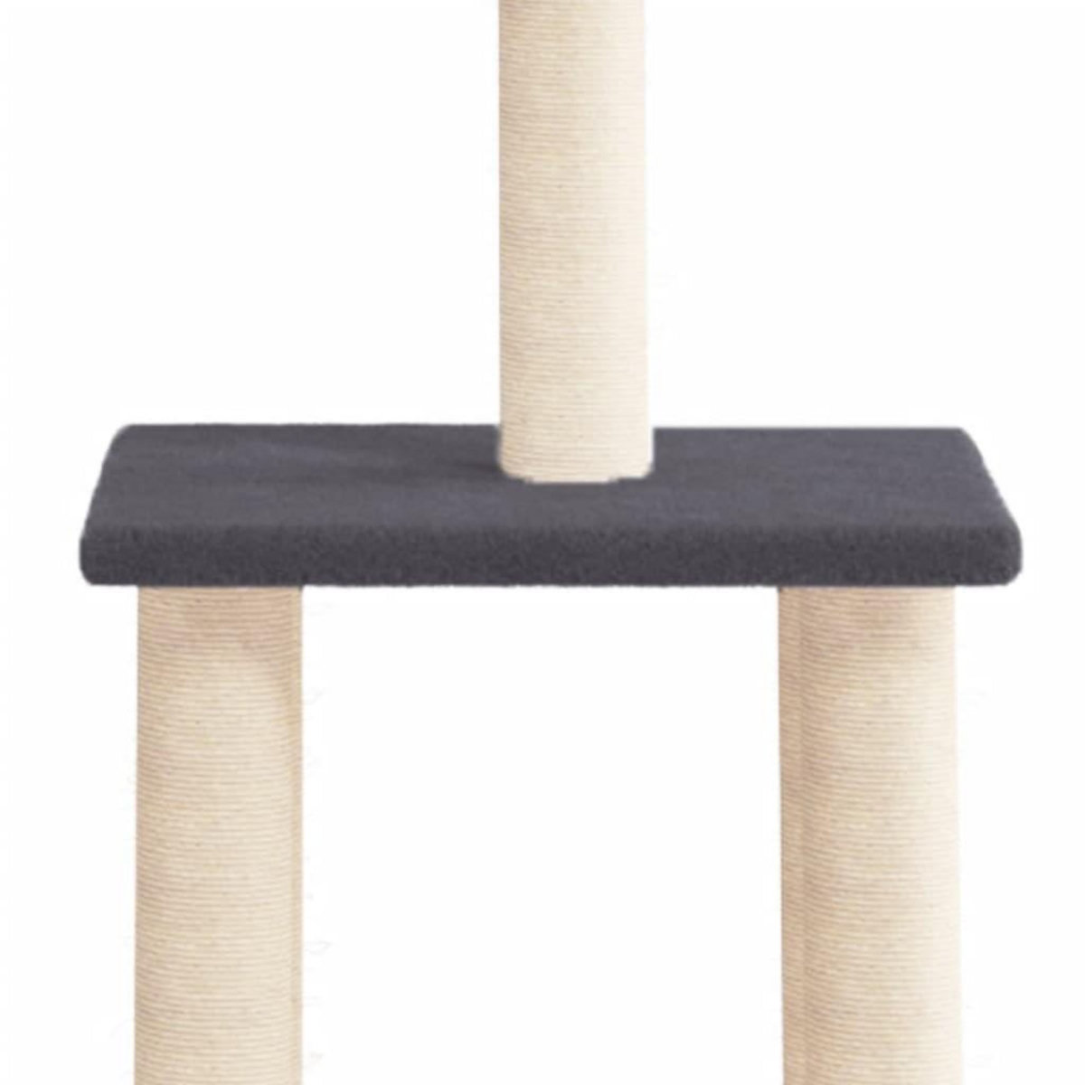 VIDAXL Arbre a chat avec griffoirs en sisal gris fonce 85,5 cm