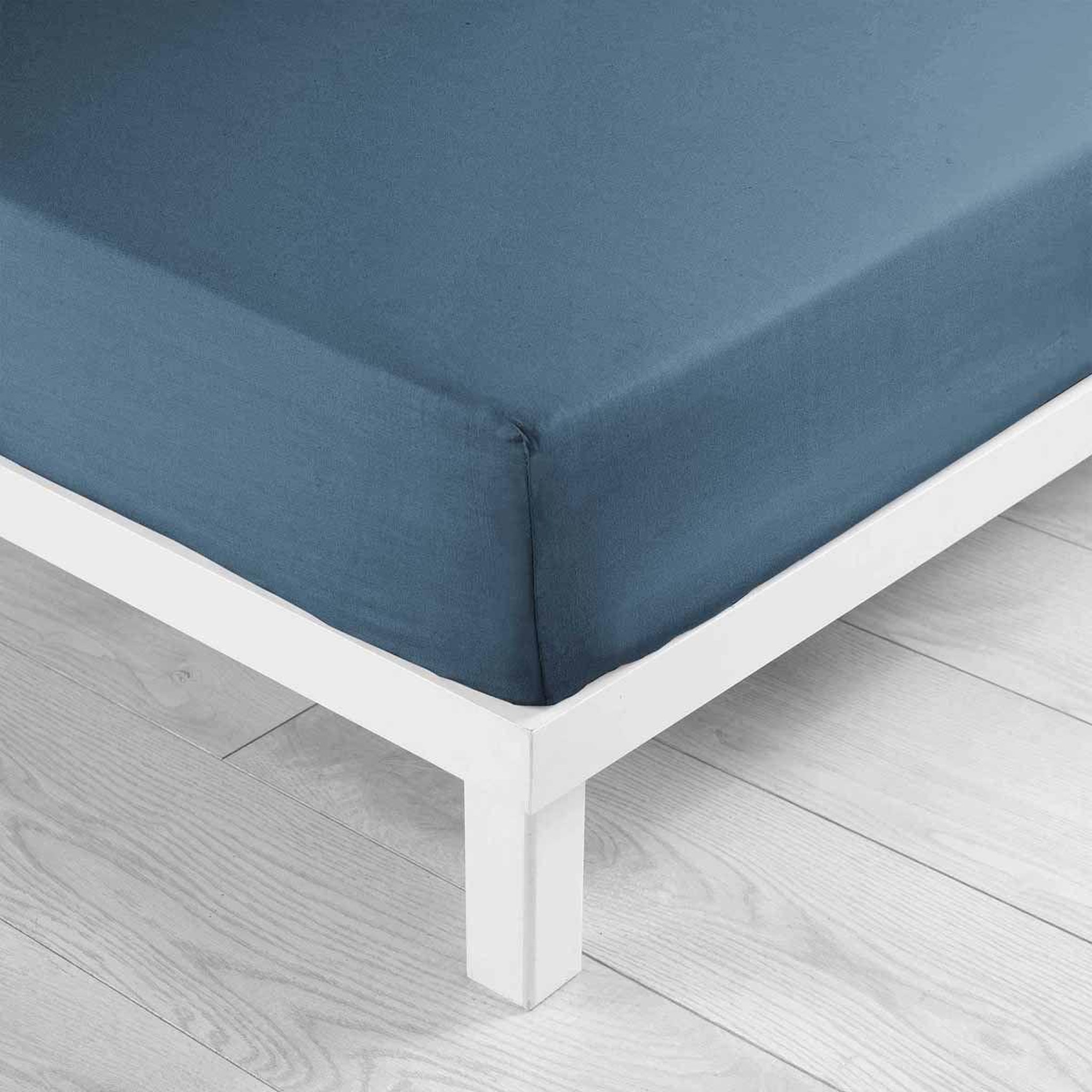 Voir la diapositive 3 : Douceur d'Intérieur Drap housse microfibre  oscar  140x190cm bleu
