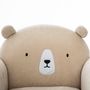 Voir la diapositive 3 : Atmosphera Kids Fauteuil enfant design bois Ours - Beige
