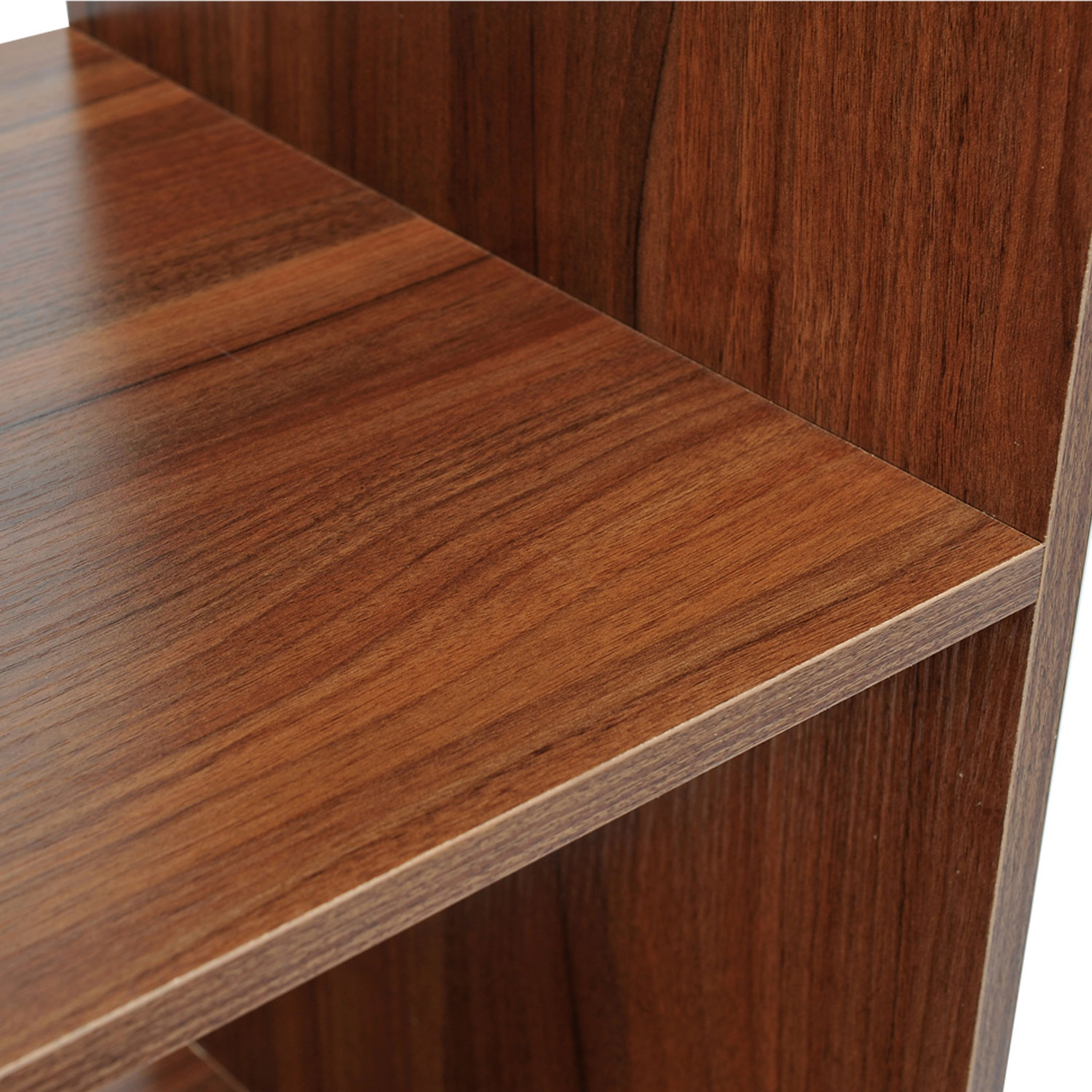Voir la diapositive 6 : HOMCOM Armoire penderie armoire de rangement mobile panneaux de particules coloris chêne moyen