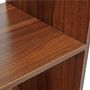 Voir la diapositive 6 : HOMCOM Armoire penderie armoire de rangement mobile panneaux de particules coloris chêne moyen