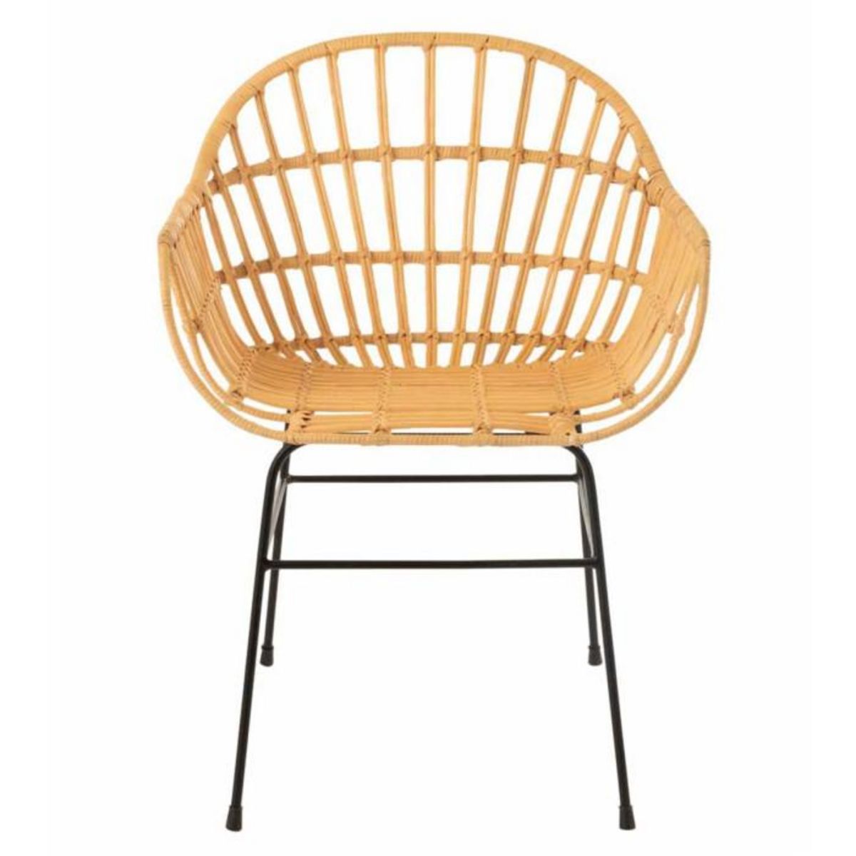 Paris Prix Chaise Design en Rotin  Keni  80cm Naturel