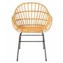 Voir la diapositive 2 : Paris Prix Chaise Design en Rotin  Keni  80cm Naturel
