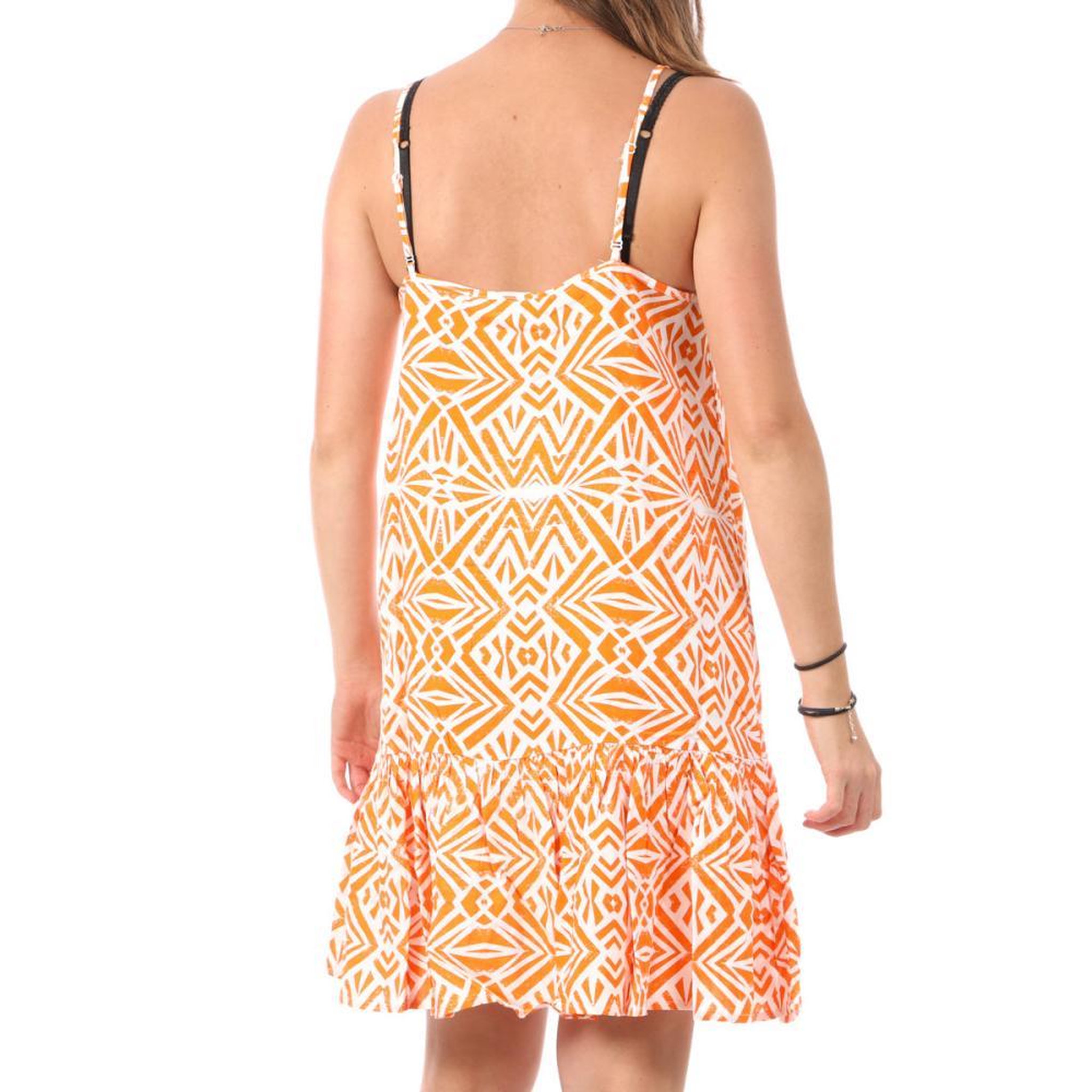Voir la diapositive 2 : Only Robe Orange Femme Only Strap Rio