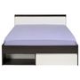 Voir la diapositive 4 : Lit double adulte 160x200 cm avec rangements BOOST