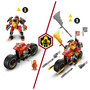 Voir la diapositive 5 : LEGO Ninjago 71783 La moto du robot de Kai Évolution, Jeu de Ninja Évolutif, Figurine Robot et 2 Minifigurines Roi squelette