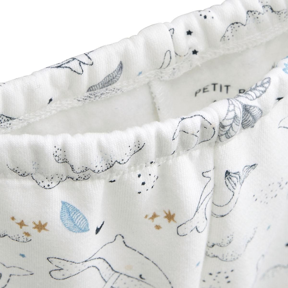 Petit Béguin Ensemble bébé veste en coton matelassé et pantalon en velours Petite Balade