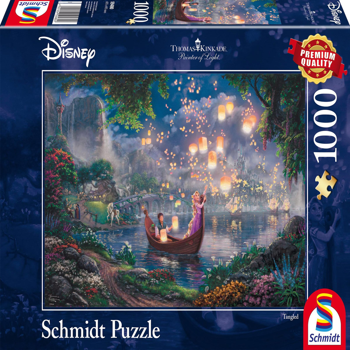 Schmidt Puzzle - Disney Raiponce - 1000 pièces