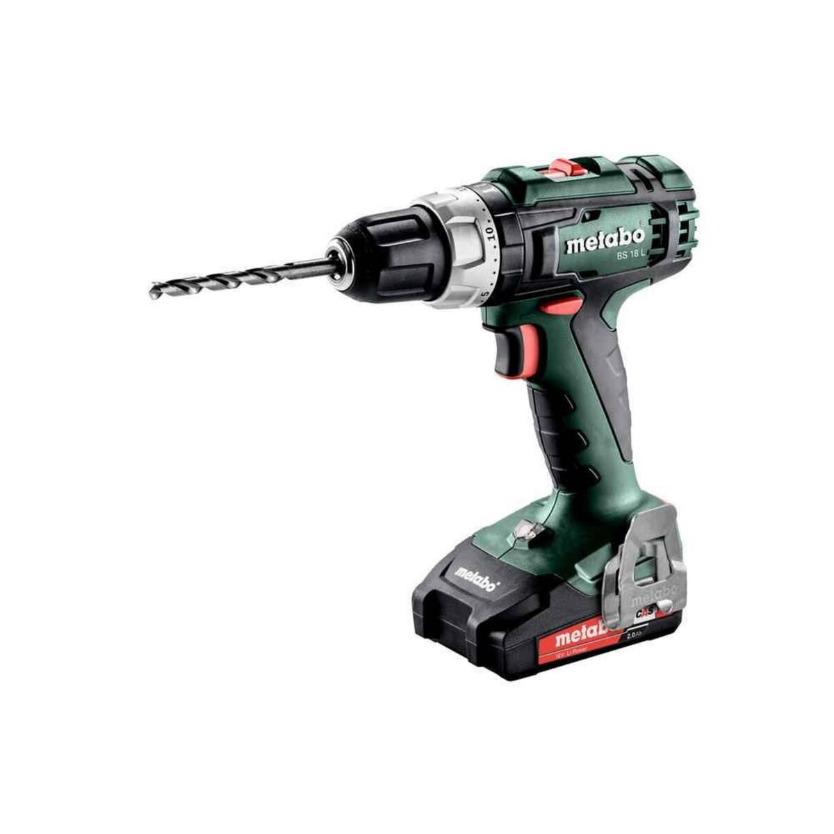 METABO SAS Perceuse visseuse 18 V BS 18 L - 2 x 2,0 Ah Li-Power, SC 30, coffret Metabox