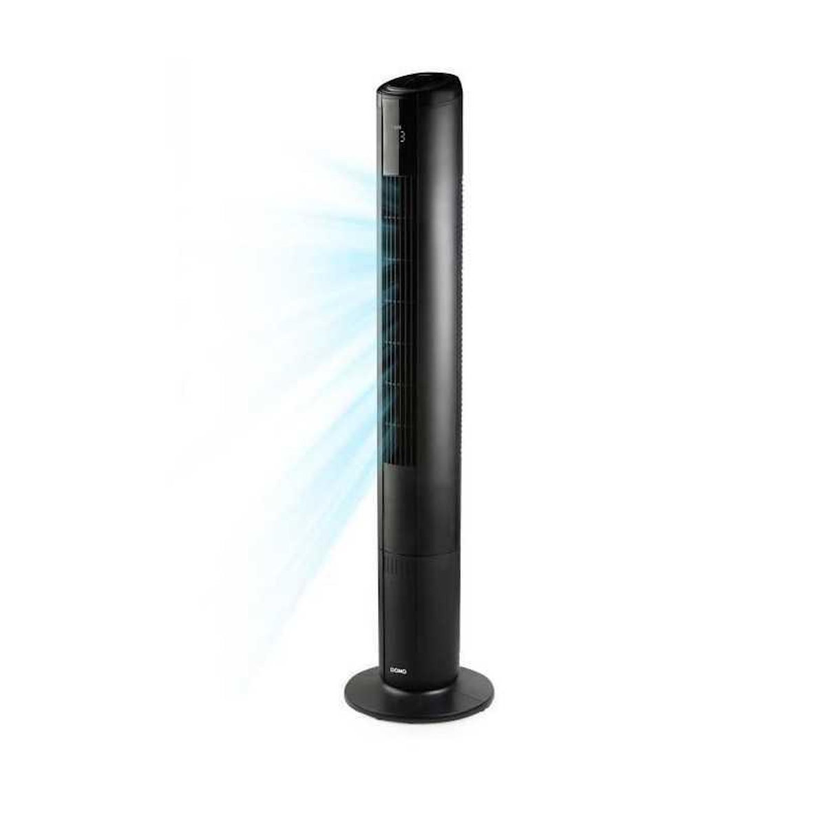 Domo Ventilateur colonne - DOMO - 50 W - Eclairage d'ambiance - Oscillation large - 5 vitesses - Télécommande incl