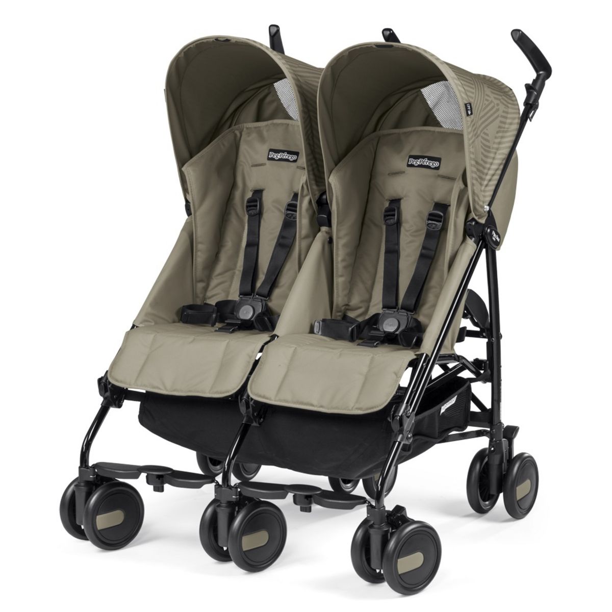PEG PEREGO Poussette double Pliko Mini Twin - Geo Beige