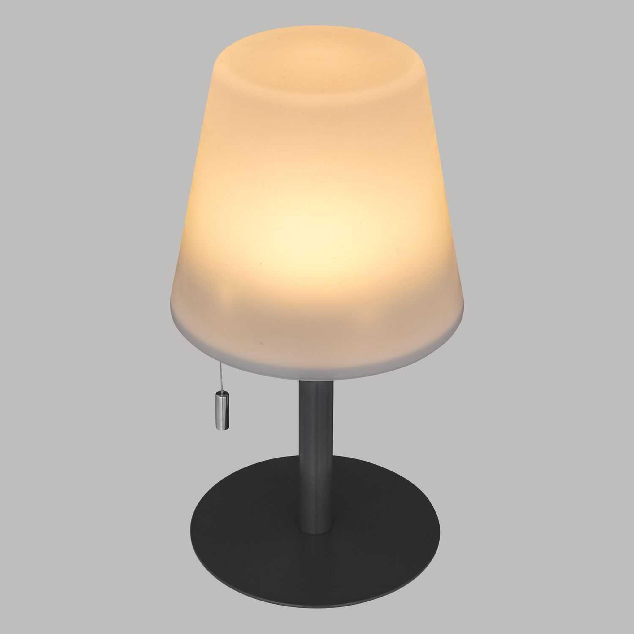 Voir la diapositive 4 : ATMOSPHERA Lampe extérieure zach - hauteur 30 cm - gris foncé