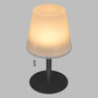 Voir la diapositive 4 : ATMOSPHERA Lampe extérieure Zach - Hauteur 30 cm - Gris foncé