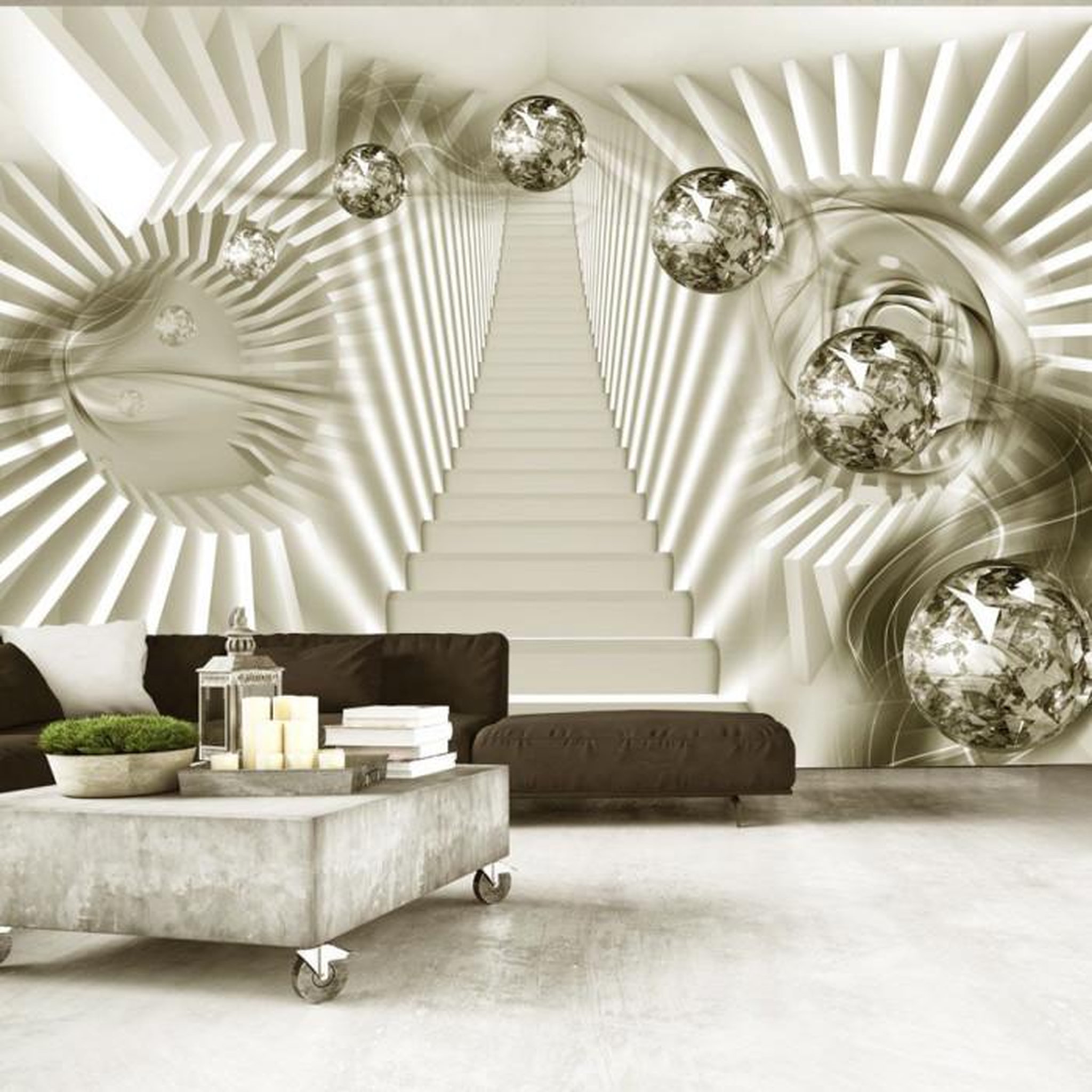 Paris Prix Papier Peint  Take the Stairs To Spacetime. Coloris disponibles : Multicolore