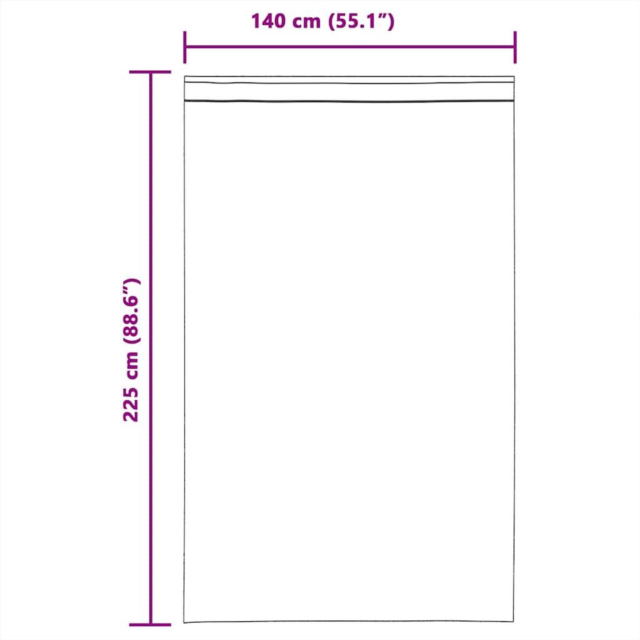 Voir la diapositive 6 : VIDAXL Rideaux en voile avec boucles 2 pcs turquoise 140x225 cm