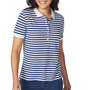 Voir la diapositive 1 : TBS Polo Bleu/Blanc Femme TBS ADIOLPOL